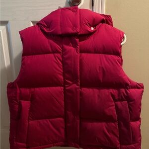 Red Puffer Vest